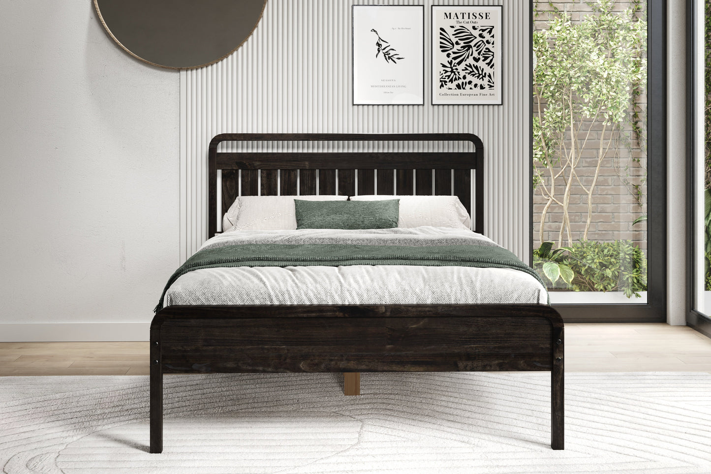 Round Over Platform Bed