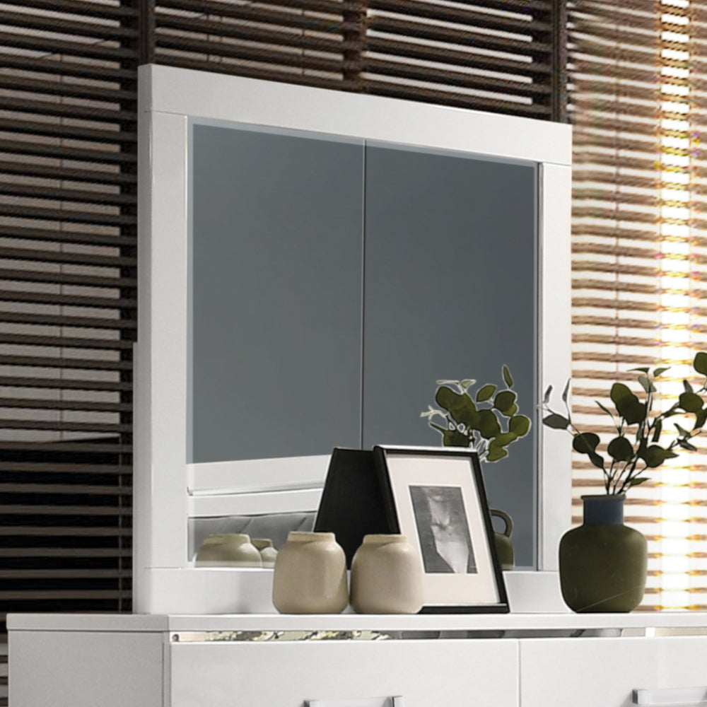 Espejo rectangular Chelsie de 94 cm de largo x 104 cm de alto