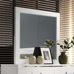 Espejo rectangular Chelsie de 94 cm de largo x 104 cm de alto