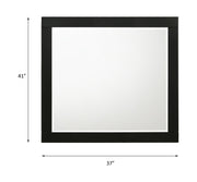 Espejo rectangular Chelsie de 94 cm de largo x 104 cm de alto