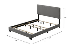 Cama Queen tapizada Leandros