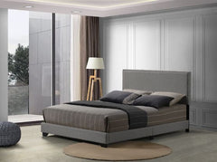 Cama Queen tapizada Leandros