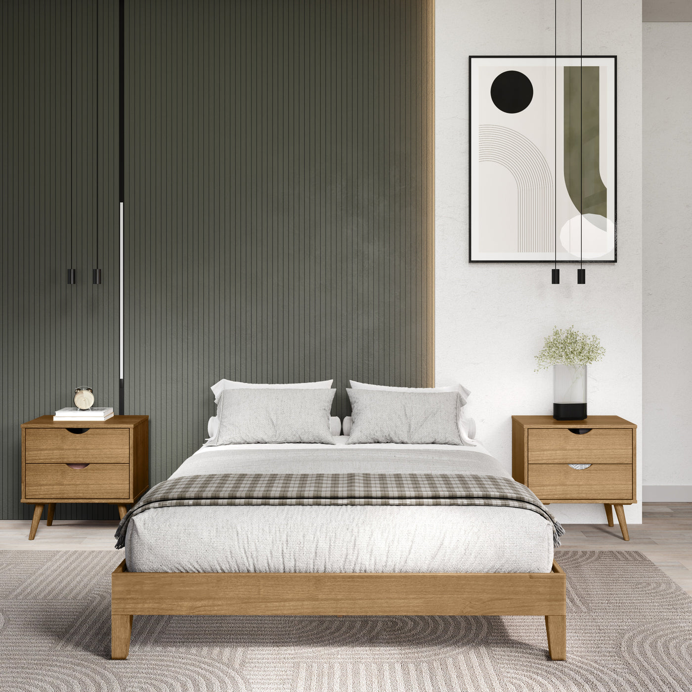 No Headboard Bedroom Set B