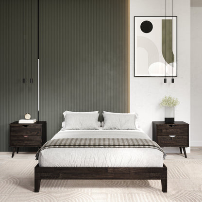 No Headboard Platform Bedroom Set B