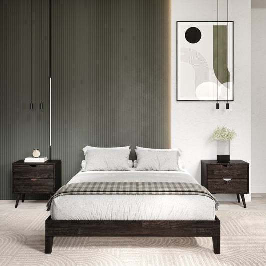 No Headboard Platform Bedroom Set B