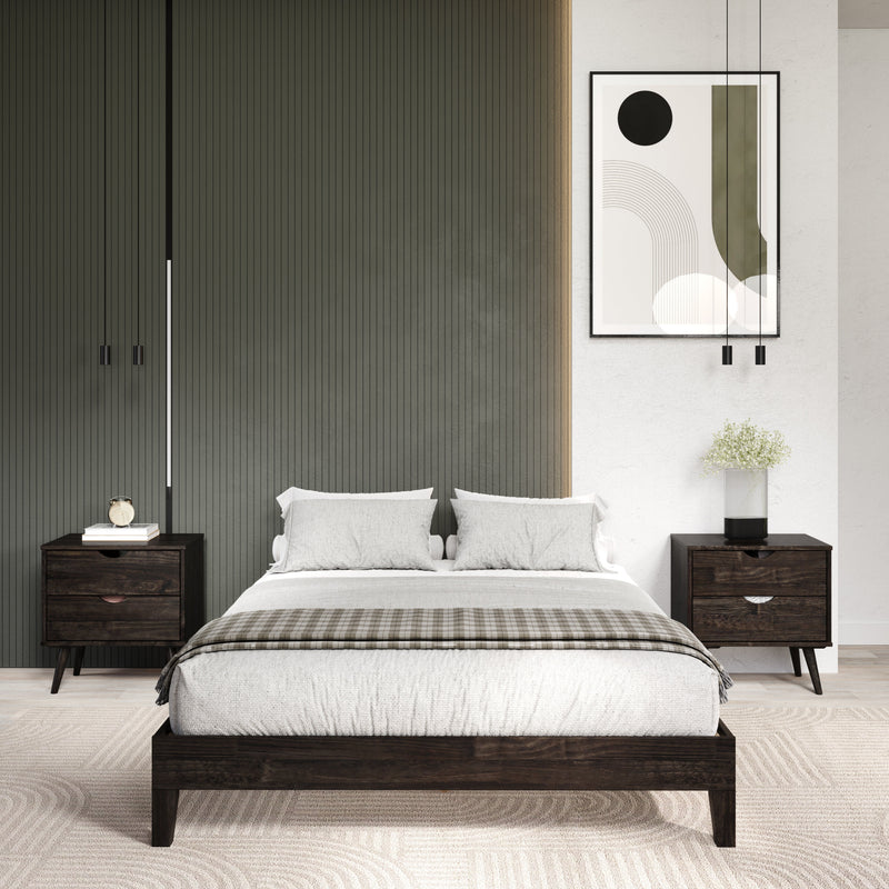 No Headboard Platform Bedroom Set B