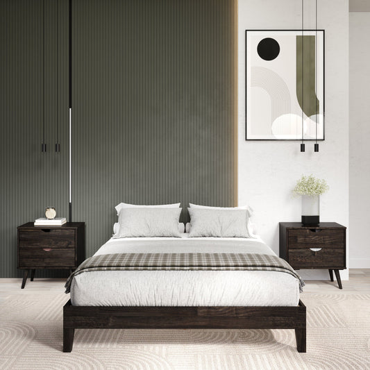 No Headboard Platform Bedroom Set B