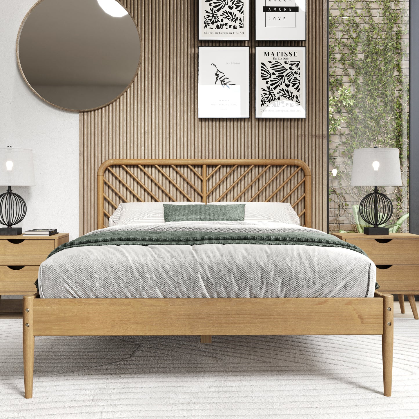 Diagonal Round Bedroom Set B