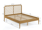 Diagonal Round Platform Bed