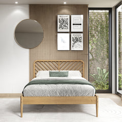 Diagonal Round Platform Bed