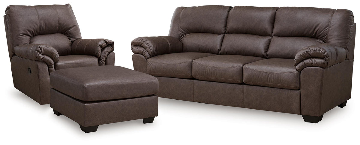 Whitlock Sofa, Recliner and Oversized Accent Ottoman
