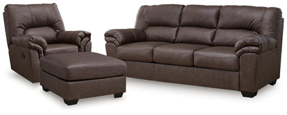 Whitlock Sofa, Recliner and Oversized Accent Ottoman