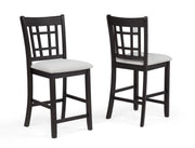 Hartwell Counter Height Chair Charcoal Black