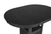 Hartwell Counter Height Table Charcoal Black