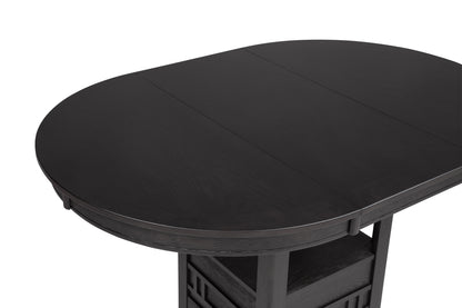 Hartwell Counter Height Table Charcoal Black