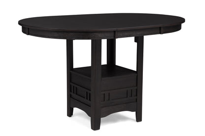 Hartwell Counter Height Table Charcoal Black