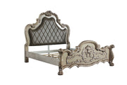 Cama tapizada Dresden con capitoné de diamantes