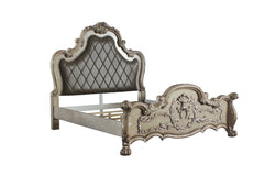 Cama tapizada Dresden con capitoné de diamantes