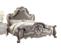 Sawyer Upholstered Storage Bed with LED – Modern Glamour, Smart Function