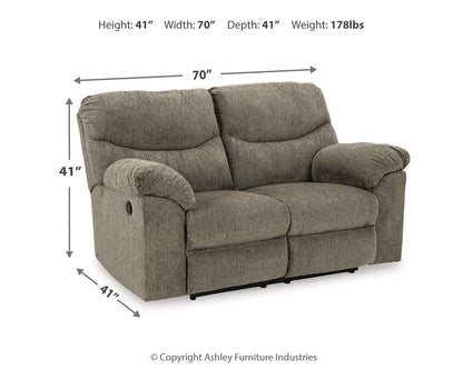 Alphons Reclining Loveseat
