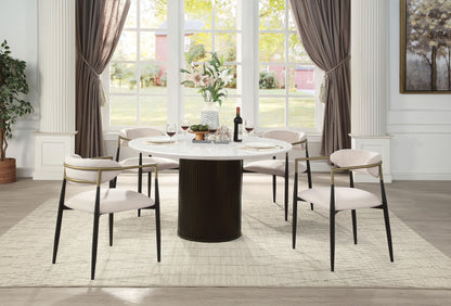 Jaramillo Linen Upholstered Arm Chair (Set-2)