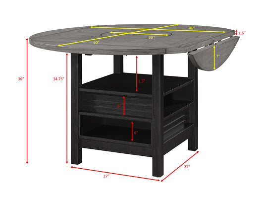Cline Ctr Ht Table Light Grey