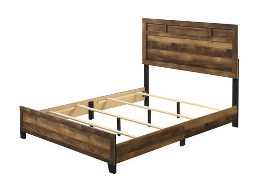 Morales Storage Bed – Rustic Charm with Built-In Functionality