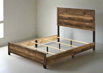 Morales Rustic Bed Charm with Built-In Functionality