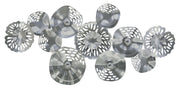 ''Industrial Chic Circles'' Metal Wall Art