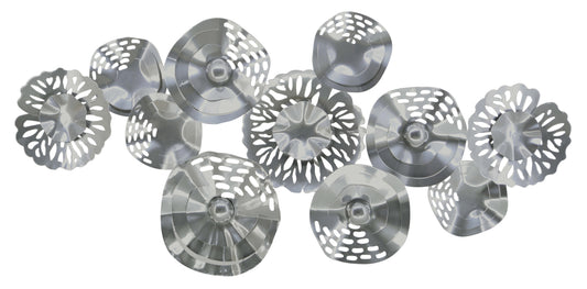 ''Industrial Chic Circles'' Metal Wall Art