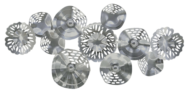 ''Industrial Chic Circles'' Metal Wall Art
