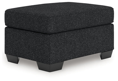 Jasmine Peaks Ottoman