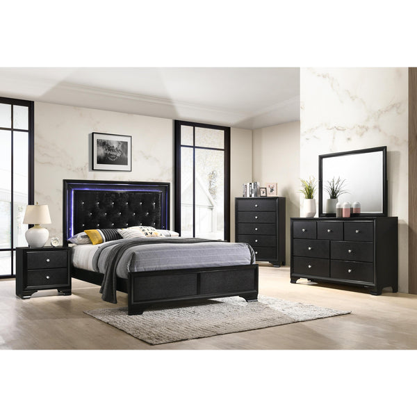 Crown Mark Micah B4350 7 pc Full Panel Bedroom Set