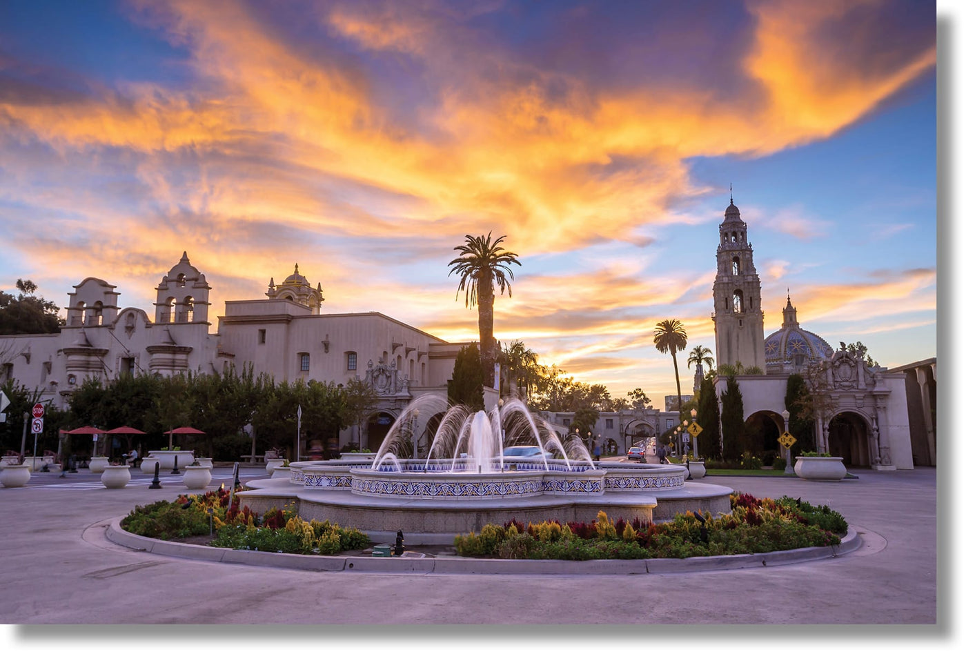 ''Balboa Park Serenity'' Tempered Glass