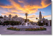 ''Balboa Park Serenity'' Tempered Glass
