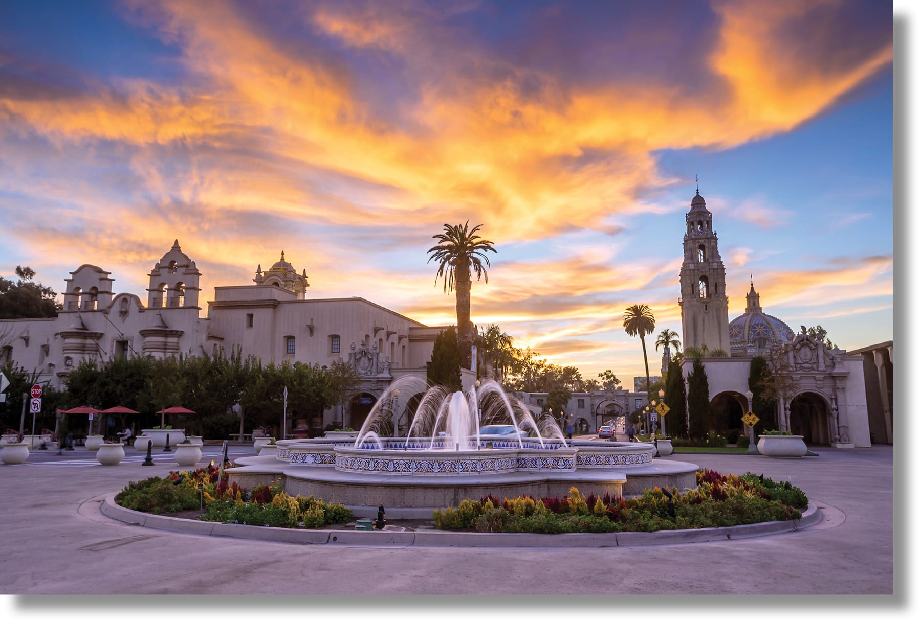 ''Balboa Park Serenity'' Tempered Glass