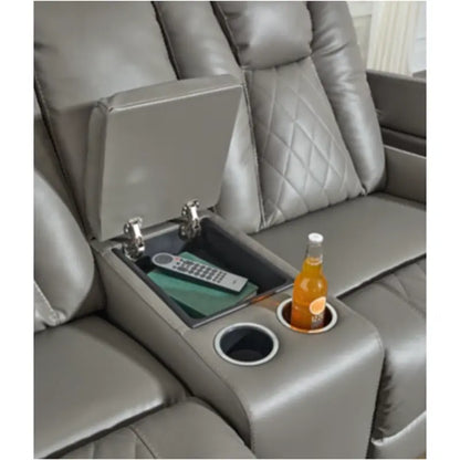 Mancin Reclining Loveseat with Console