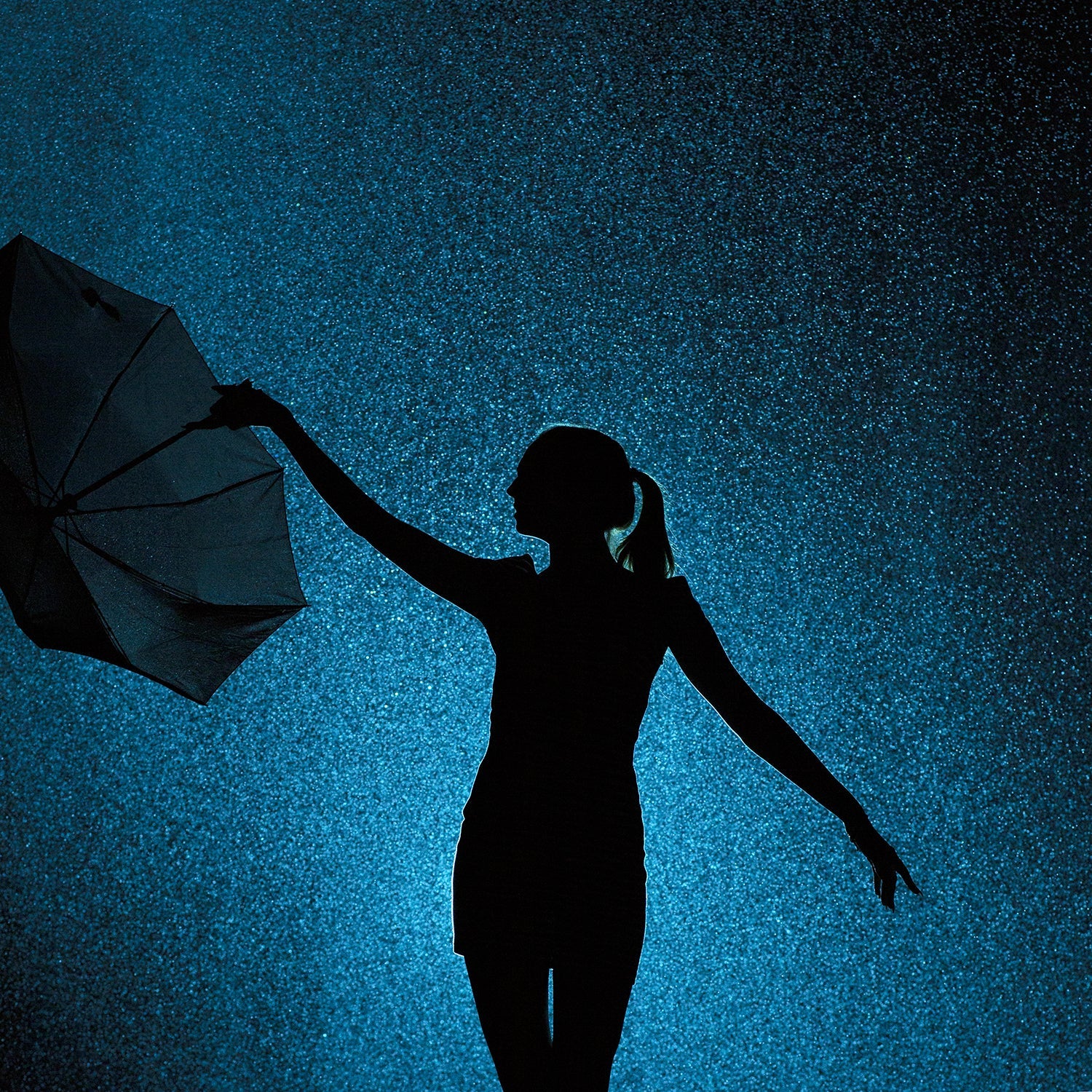 ''Rainy Night I'' Tempered Glass