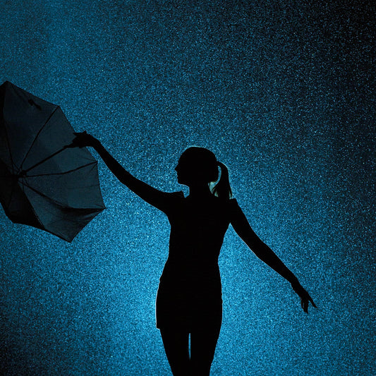 ''Rainy Night I'' Tempered Glass