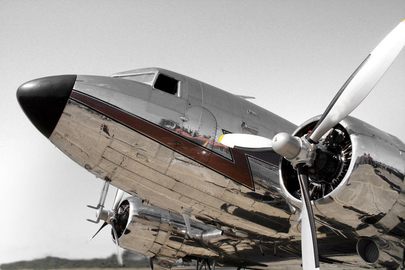 ''Chrome Aircraft'' Tempered Glass