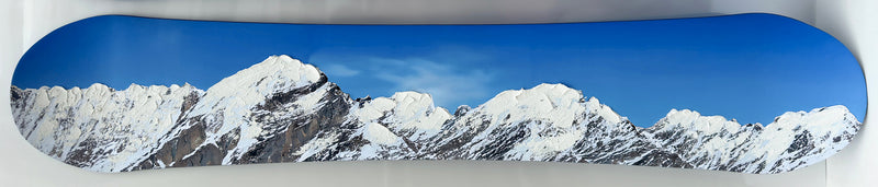 ''Mountain Majesty Snowboard'' Hand-painted Snowboard