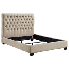 Cama tapizada Chloe color avena