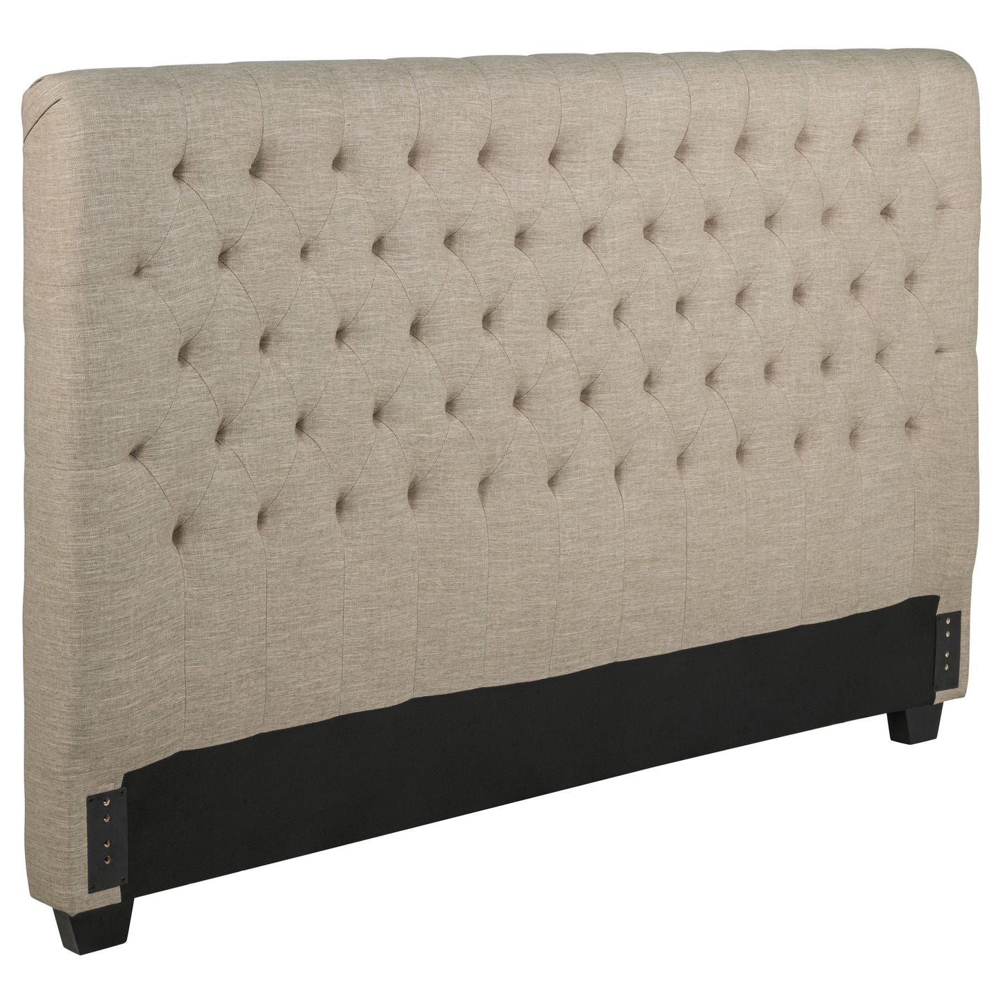 Chloe Upholstered  Panel Headboard Oatmeal