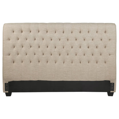 Chloe Upholstered  Panel Headboard Oatmeal