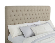 Cama tapizada Chloe color avena