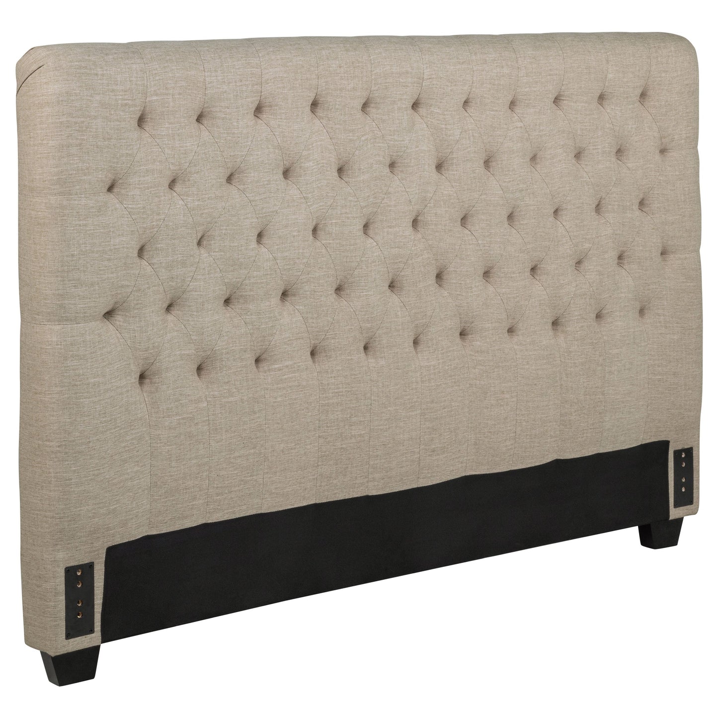 Chloe Upholstered  Panel Headboard Oatmeal