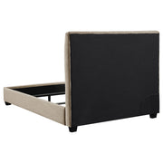 Cama tapizada Chloe color avena