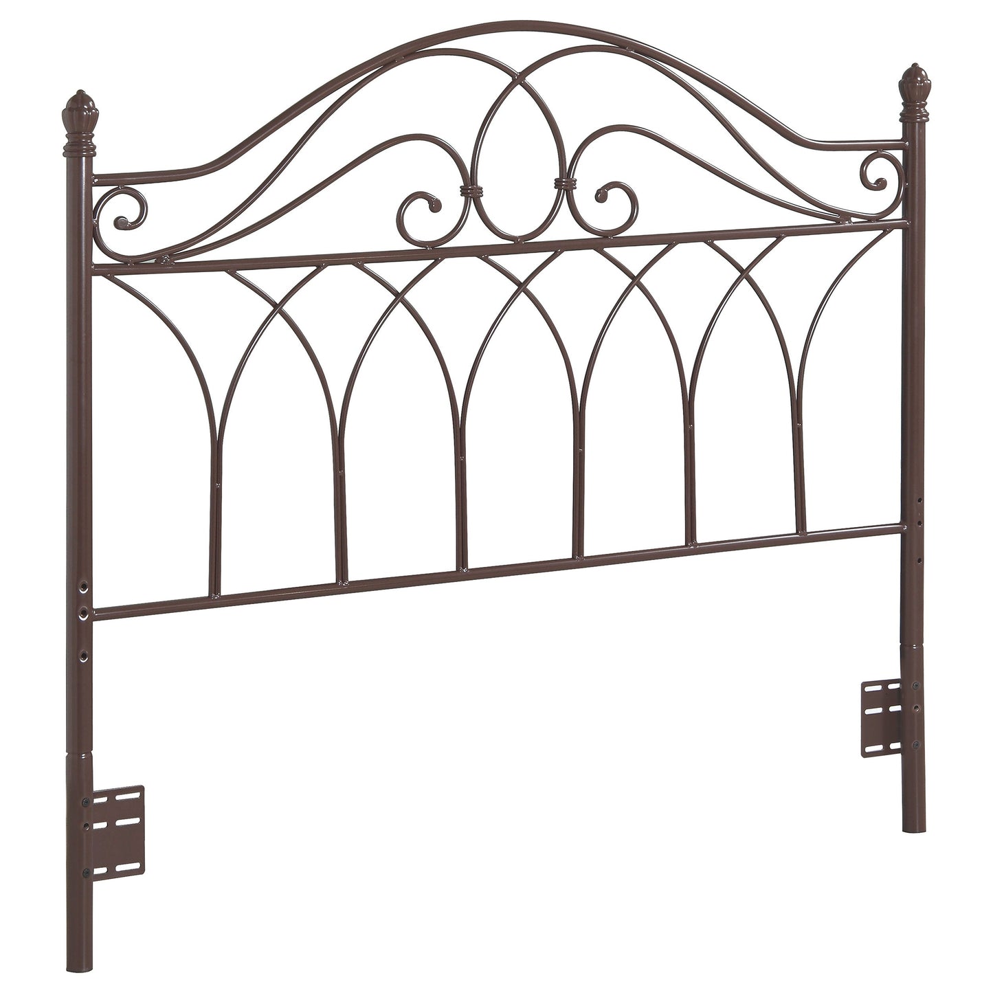 Zola Metal or Open Frame Headboard Brown