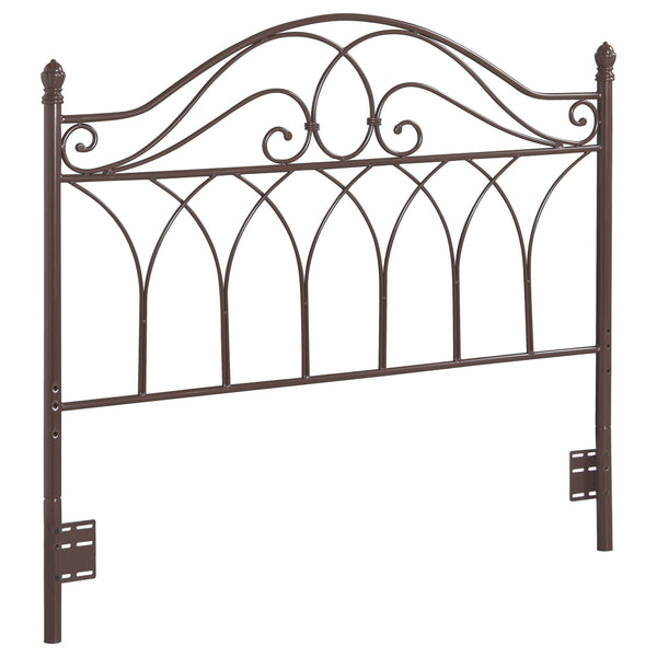 Zola Metal or Open Frame Headboard Brown
