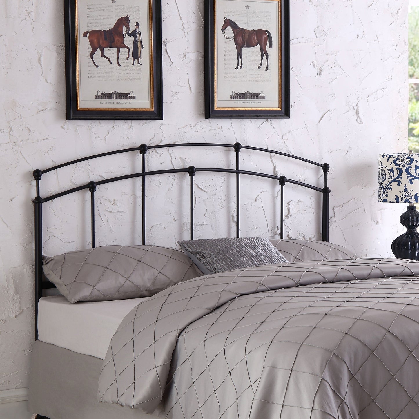 Bryant Metal or Open Frame Headboard Black